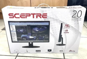 Sceptre 20” LED 75hz 2 hdmi Slim Computer Monitor 1600 x 900 high res - Picture 1 of 4