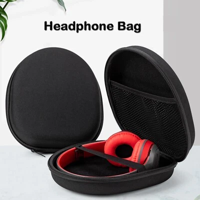 Portable Head-mounted Headphone Storage Case Zipper Bag Pressure-resistant - Image 1 of 4