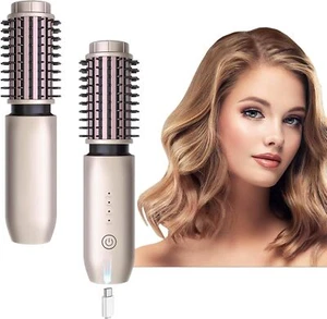 2025 Upgraded Cordless Curling Brush, Rechargeable Curling Iron Brush for - Picture 1 of 7
