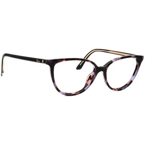 Christian Dior Eyeglasses Montaigne N°33 TG7 Violet Havana Cat Eye 52[]15 140 - Picture 1 of 6