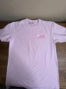 Simply Southern Mujer Rosa Reg. U.S. Pat. Camiseta manga corta marca - Imagen 1 de 7