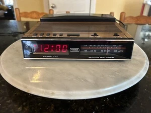 Vintage Weston 1984 Phone/Radio/Alarm Clock Model 757. (Tested and Working) - Picture 1 of 8