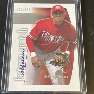 2002 SP Authentic #158 Anderson Machado RC Auto 423/999 - NM-MT-Auto - Picture 1 of 3