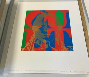 Hugh Brown - Cult - SIGNED Sioux Native American Profile Iconic Artists - Picture 1 of 3