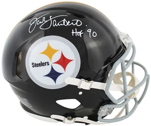 Steelers Jack Lambert "HOF 90" Signed 63-76 TB F/S Speed Proline Helmet BAS Wit - Picture 1 of 3