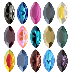 AUREA Crystals A4200 Navette Fancy Stones Crystals Rhinestones - Picture 1 of 55