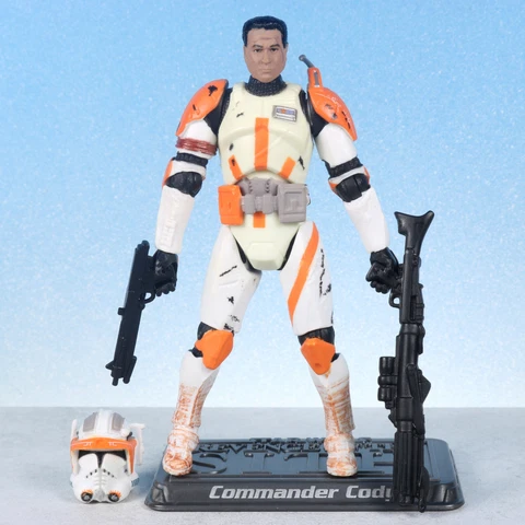 Star Wars Saga CLONE COMMANDER CODY Battle of Utapau 3.75" Figure ROTS # 24 Cover