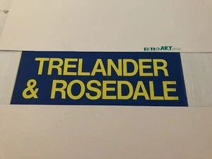 Cornwall / Cornish Bus Blind 73 Blue 31" - VERY RARE - Trelander & Rosedale - Picture 1 of 6
