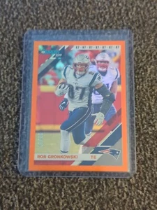 2019 Panini Donruss Orange Foil #164 Rob Gronkowski New England Patriots /87 - Picture 1 of 2