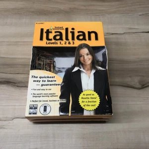 Instant Immersion Italian Levels 1,2,3 for PC & MAC ~ New Sealed - Picture 1 of 2