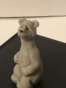 Sammlerstück Steinbruch Tier Eisbär "Billy". Second Nature Design 4,5 Zoll - Bild 1 von 7