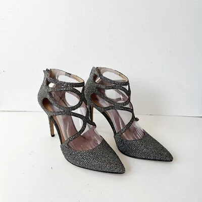 Bombas INC. International Concepts Kaffe2 plateadas con estrás punta talla 9 nuevas sin caja Foto 1 de 4