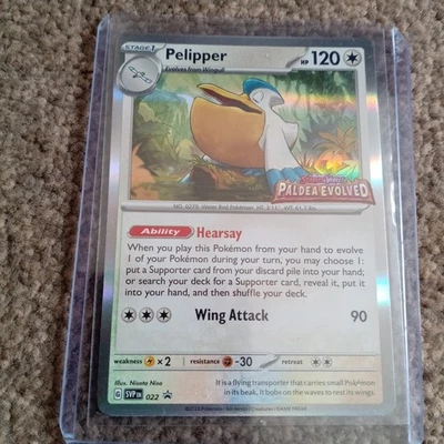 Pelipper - 022 (Prerelease) 022 Sv: Scarlet & Violet Promo Cards Holo - Image 1 of 2