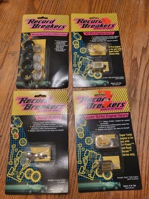 4 件装老式 1989 孩之宝破纪录器速度世界超级涡轮发动机齿轮 — 第 1/4 张图片