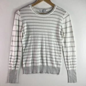 Veronika Maine womens Striped knit top size S Long Sleeve - Picture 1 of 9