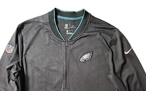 Herren Nike Dri Fit NFL On Field Philadelphia Eagles 1/4 Zip grau Pullover Gr. M - Bild 1 von 13