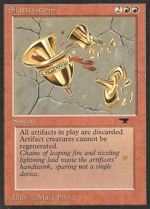 MTG English Shatterstorm Light Play Normal Antiquities - Image 1 of 1
