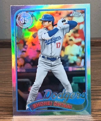 Shohei Ohtani 2024 Topps Chrome 1989 Refractor #89CB-5 MLB LA Dodgers - Image 1 of 2