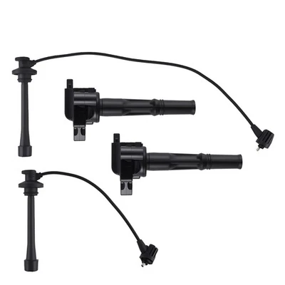 2x Ignition Coil & Wires Pack for Toyota Tercel 1995-99 Paseo 1.5L 9091902213 - Image 1 of 4