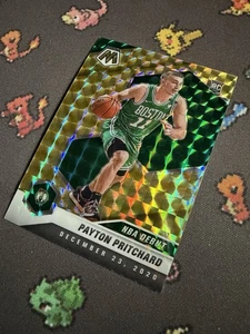 2020-21 Panini Mosaic Payton Pritchard RC Yellow Reactive Prizm #269 - Picture 1 of 4