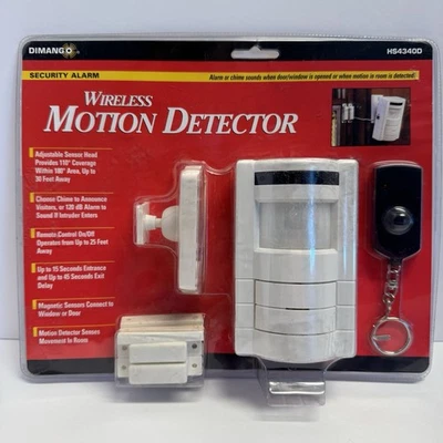 Detector de movimiento inalámbrico alarma de seguridad DIMANGO HS4340D NUEVO sin abrir Foto 1 de 4