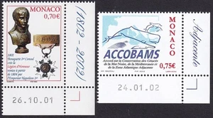 Fürstentum Monaco postfrisch** Nr. 2341-2342 / 2002 - Bild 1 von 1
