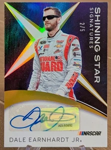 2021 Rewards Shining Star Signatures Auto Holo Gold SSP 2/5 Dale Earnhardt Jr. - Picture 1 of 1