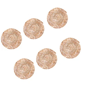 6 PIEZAS Sombrero de Paja Trenzado Mini Sombreros Decoraciones para Manualidades Hágalo Usted Mismo Pequeño - Imagen 1 de 11