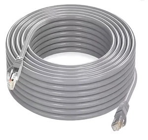 Câble Ethernet RJ45 Cat6 Gris – Réseau LAN Gigabit 1000Mbps – 0.5m à 50m  HQ - Picture 1 of 8