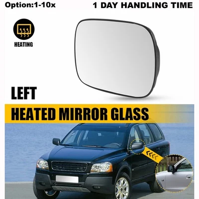 Driver Side Rearview Heated Mirror Glass For Volvo XC70 2003-2006 XC90 GA-VO1103 - Image 1 of 4