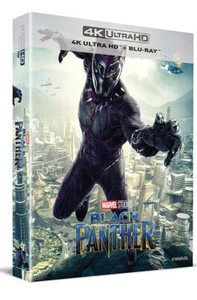 Black Panther - 4K UHD + BLU-RAY Steelbook - Lenticular B2 / WeET - Picture 1 of 2