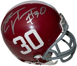 Dont'a Hightower signed Alabama Crimson Tide Riddell #30 Mini Helmet- COA