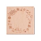 Vintage Message Frame Collection Wooden Rubber Stamps for Customized Crafts