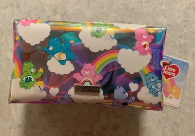 Bolso de viaje cosmético maquillaje transparente arco iris SkinnyDip Care Bears x nuevo con etiquetas Foto 1 de 3