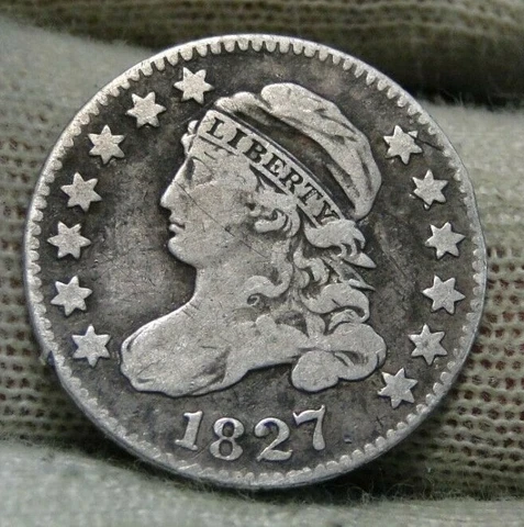 1827 Capped Bust Dime Cover
