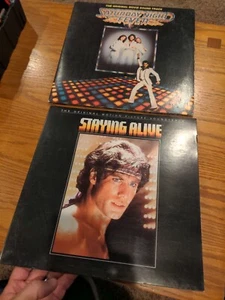 Saturday Night Fever + Staying Alive Soundtrack LP Vinyl Album Bee Gees 1977 - Picture 1 of 19