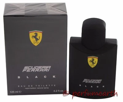 Eau de Toilette Spray Scuderia Ferrari Black de Ferrari 4,2 oz. Hombres Foto 1 de 2