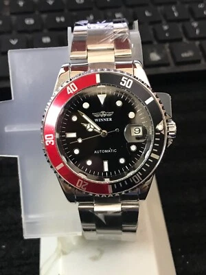 NUEVO Reloj Automático Hombre Winner 39mm GRANDE Edición Limitada S. Acero (Y33) Foto 1 de 4