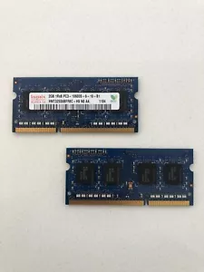 Apple Mac Memory 4GB kit (2GB x 2) DDR3 1333MHz PC-10600S SODIMM - Picture 1 of 2