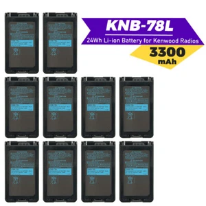 10PC 3300mAh KNB-78L Akumulator litowo-jonowy do Kenwood TK-3360 TK-3160 TK-2170 TK-3173 - Zdjęcie 1 z 12
