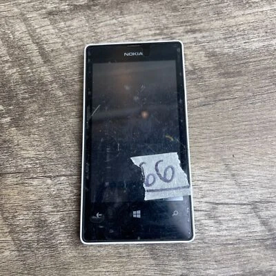 Nokia Lumia White Wireless Bluetooth 5MP 4" Touchscreen GSM Window Smartphone - Image 1 of 4