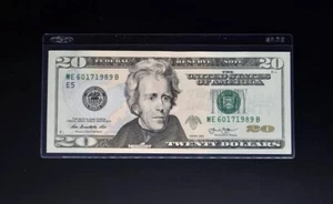 2013 $20 Dollar Birthday Note June 17 1989 Serial # ME60171989B Uncirculated - Picture 1 of 4