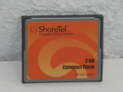 ShoreTel Innodisk 2GB Industrial Grade Compact Flash Card CF - Image 1 of 2
