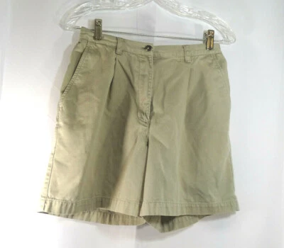 Bermudas de sarga caqui Lauren Ralph Lauren para mujer: talla 4, tostadas Foto 1 de 4