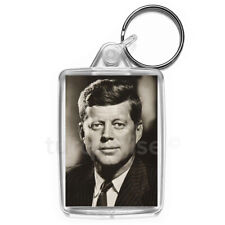 John F. Kennedy America USA Souvenir Photo Gift Keyring Key Fob | Medium Size