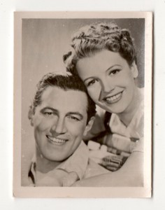 Phyllis Calvert & John McCallum 1951 Greiling Film Star C Cigarette Card #198