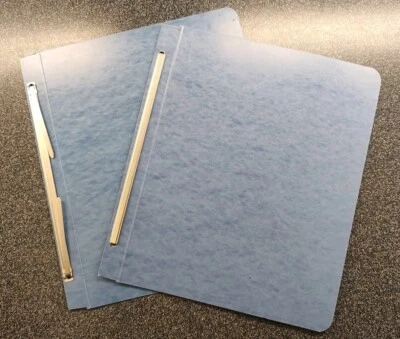 报告粘合剂,纸板,蓝色,2 件套 — 第 1/4 张图片