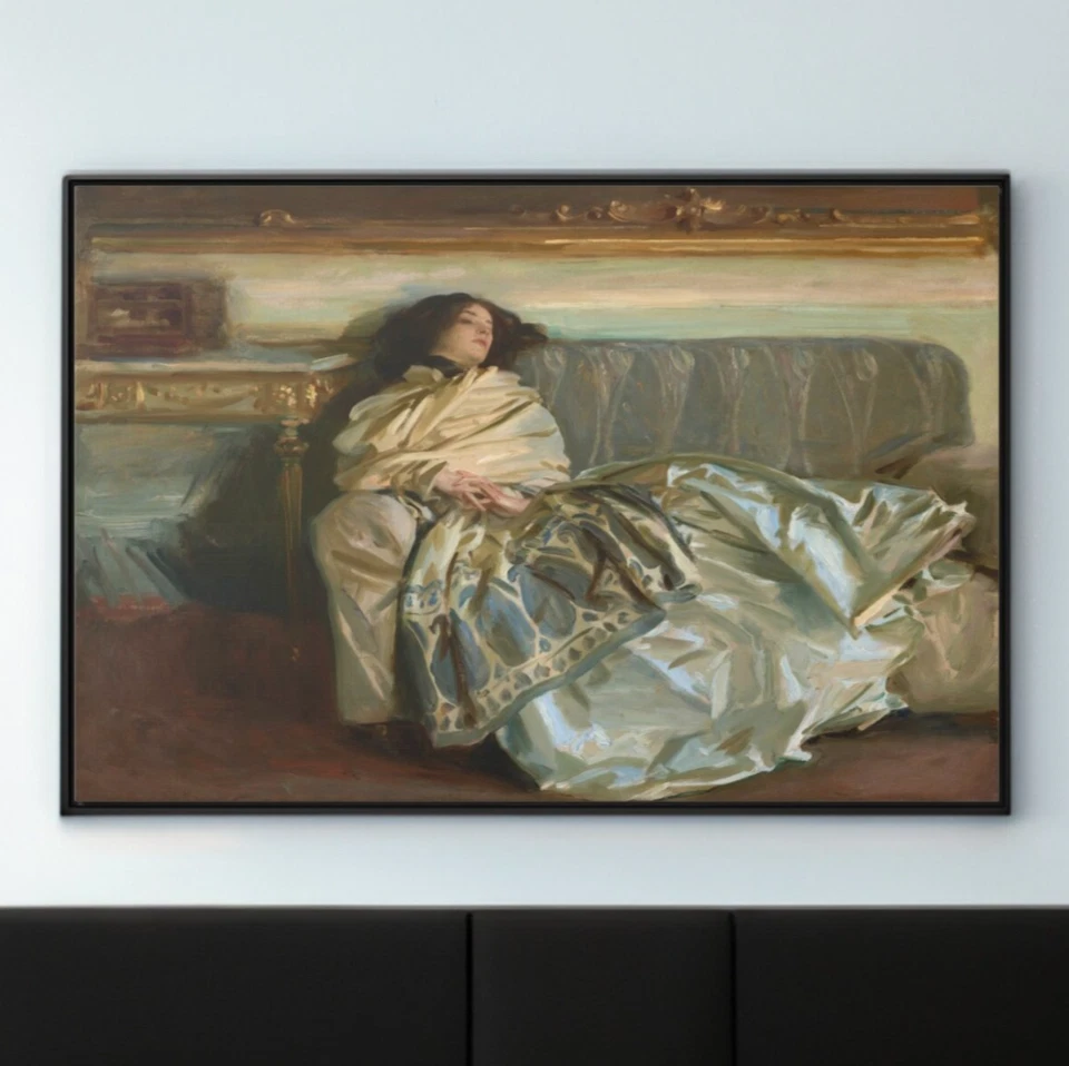 Arte de pared en lienzo/póster John Singer Sargent Nonchaloir Repose Foto 1 de 2