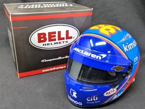 BELL 1/2 Scale Helmet McLaren F. Alonso Indy 2019 McLaren Unused from japan - Picture 1 of 7