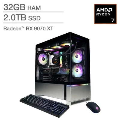 CyberpowerPC Gamer Supreme Liquid Cooled - AMD Ryzen 7 9800X3D 4.7GHz SLC4000CST - Image 1 of 4